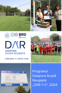 Un alt proiect în cadrul Programului Diaspora Acasă Reușește DAR 1+3, a fost lansat în comuna Răscăieți, raionul Ștefan Vodă