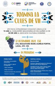 Comunitatea Moldovenilor din Quebec a celebrat 15 ani de activitate printr-un spectacol aniversar excepțional