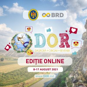 Biroul relații cu diaspora anunță înregistrarea la Programul DOR – Diaspora * Origini * Reveniri, ediția a IX-a, anul 2021