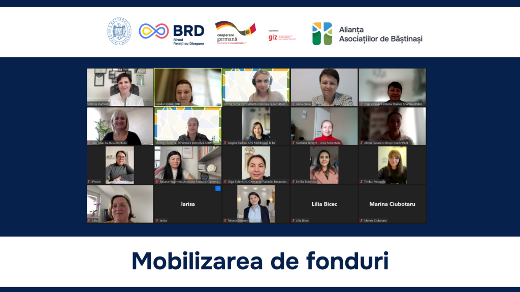 Asociațiile diasporale și grupurile de inițiativă își dezvoltă competențele în mobilizarea fondurilor, în cadrul Programului Diaspora Impact
