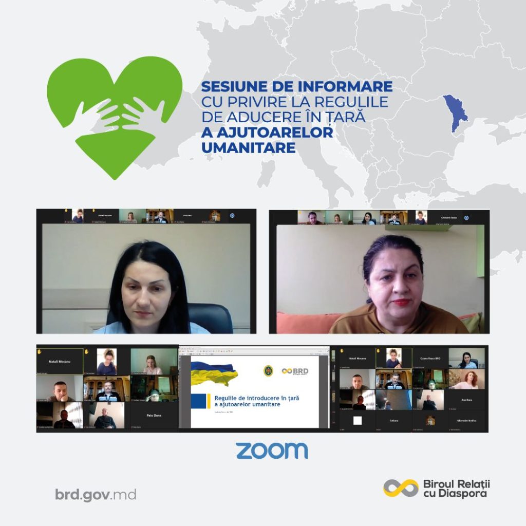 Sesiune de informare cu privire la regulile de aducere în țară a ajutoarelor umanitare