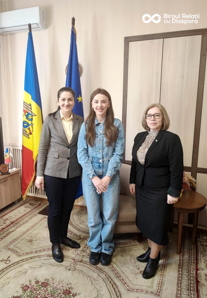 Gabriela Cojocaru, tânăra talentată care cucerește China, a vizitat Biroul relații cu diaspora