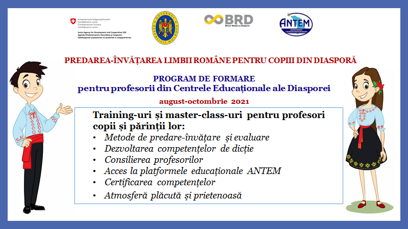 Curs de instruire pentru profesorii din Centrele Educaționale ale Diasporei
