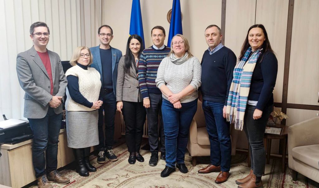 Deputați din Parlamentul Republicii Moldova și reprezentanți ai Organizației Internaționale pentru Migrație, în vizită la Biroul relații cu diaspora