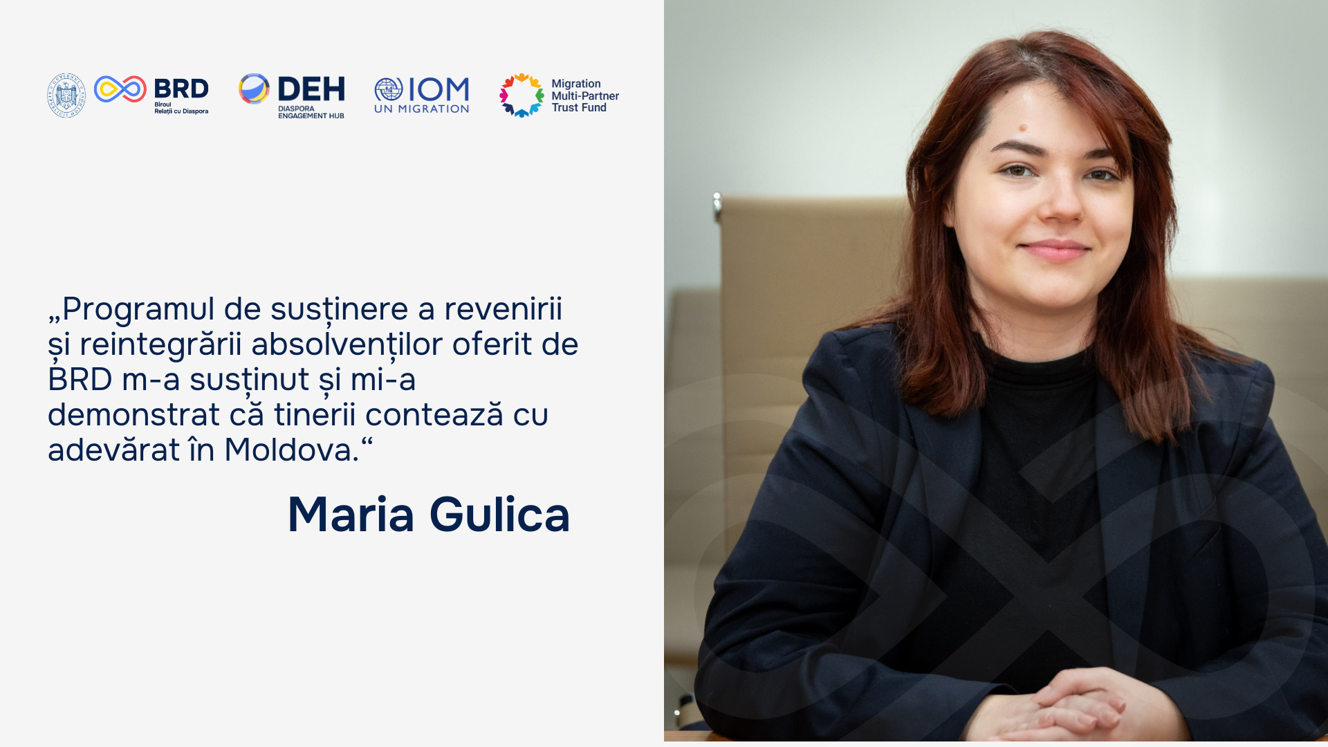 Maria Gulica – tinerii contează cu adevărat