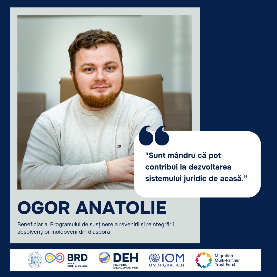 Ogor Anatolie a găsit o multitudine de posibilități pentru reintegrarea în societate a diasporei.