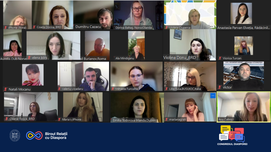 Consultări cu diaspora privind organizarea Congresului Diasporei 2025