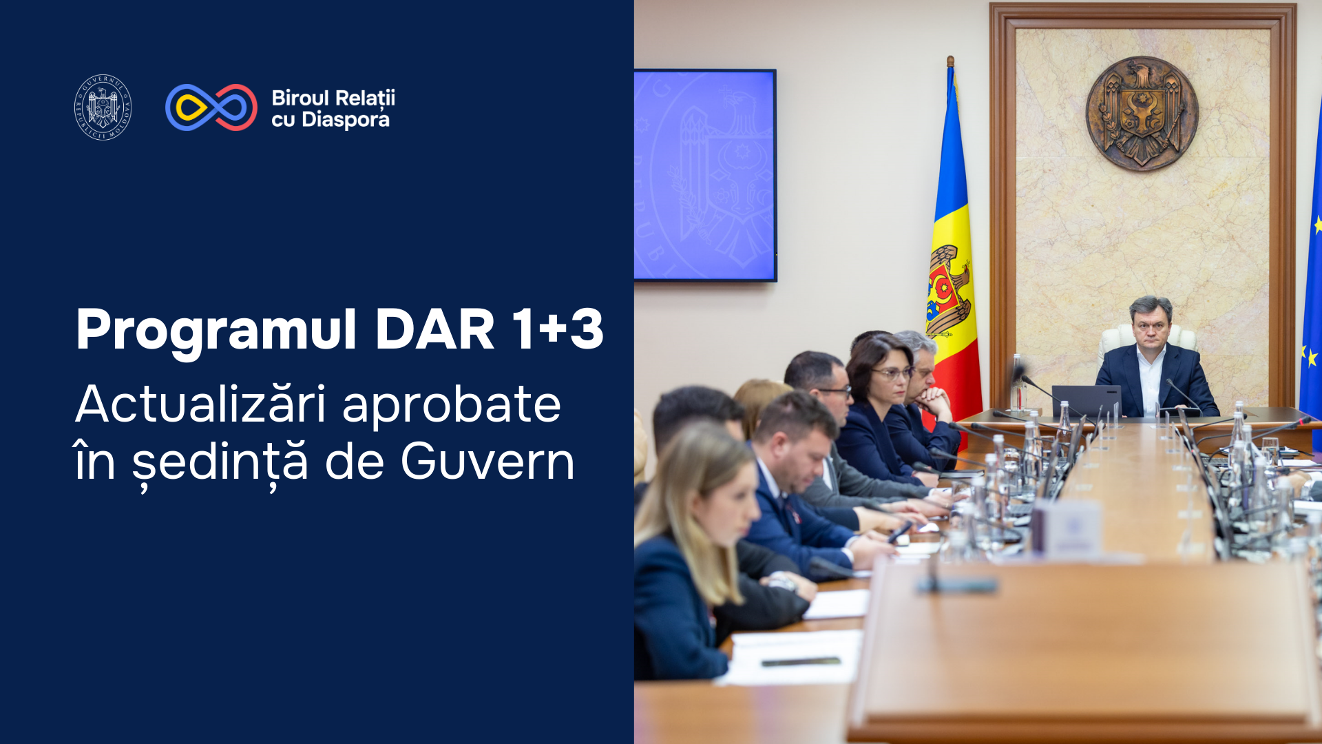 Programul Diaspora Acasă Reușește „DAR 1+3” va fi extins pentru următorii cinci ani