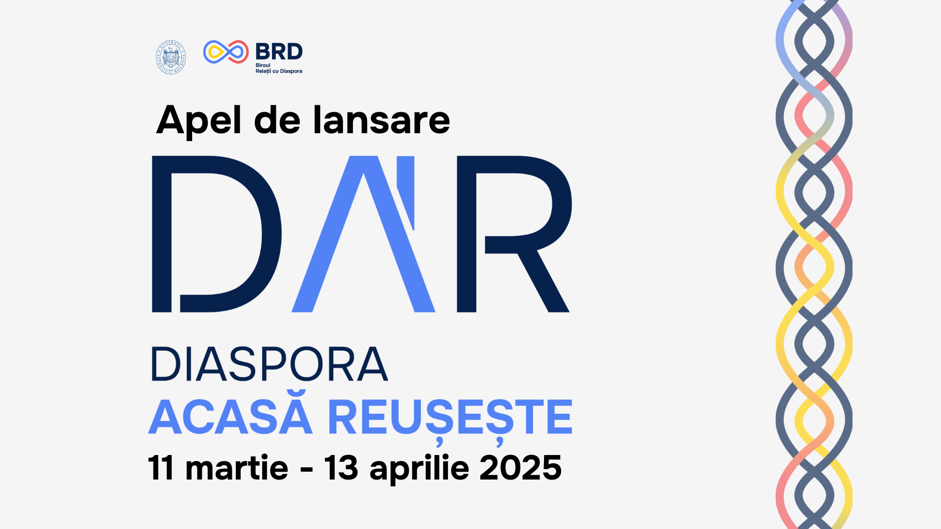 Apel de finanțare a proiectelor în cadrul Programului Diaspora Acasă Reușește „DAR 1+3”, ediția 2025