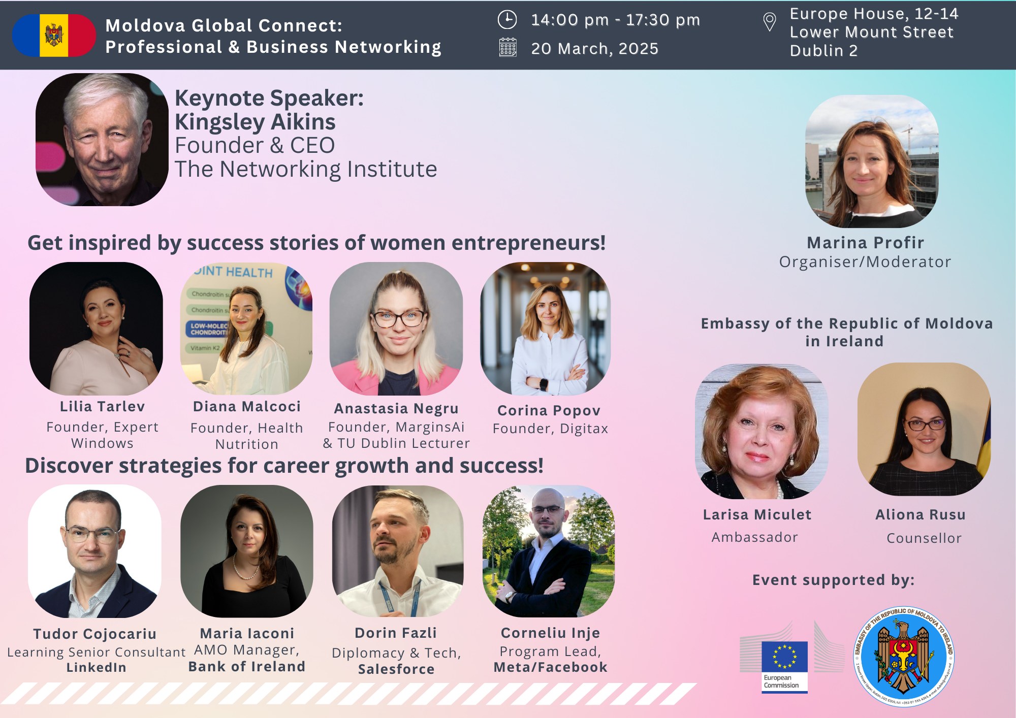 Atelierul „Global Connect Forum” de la Dublin – o punte de colaborare între diaspora moldovenească și Republica Moldova
