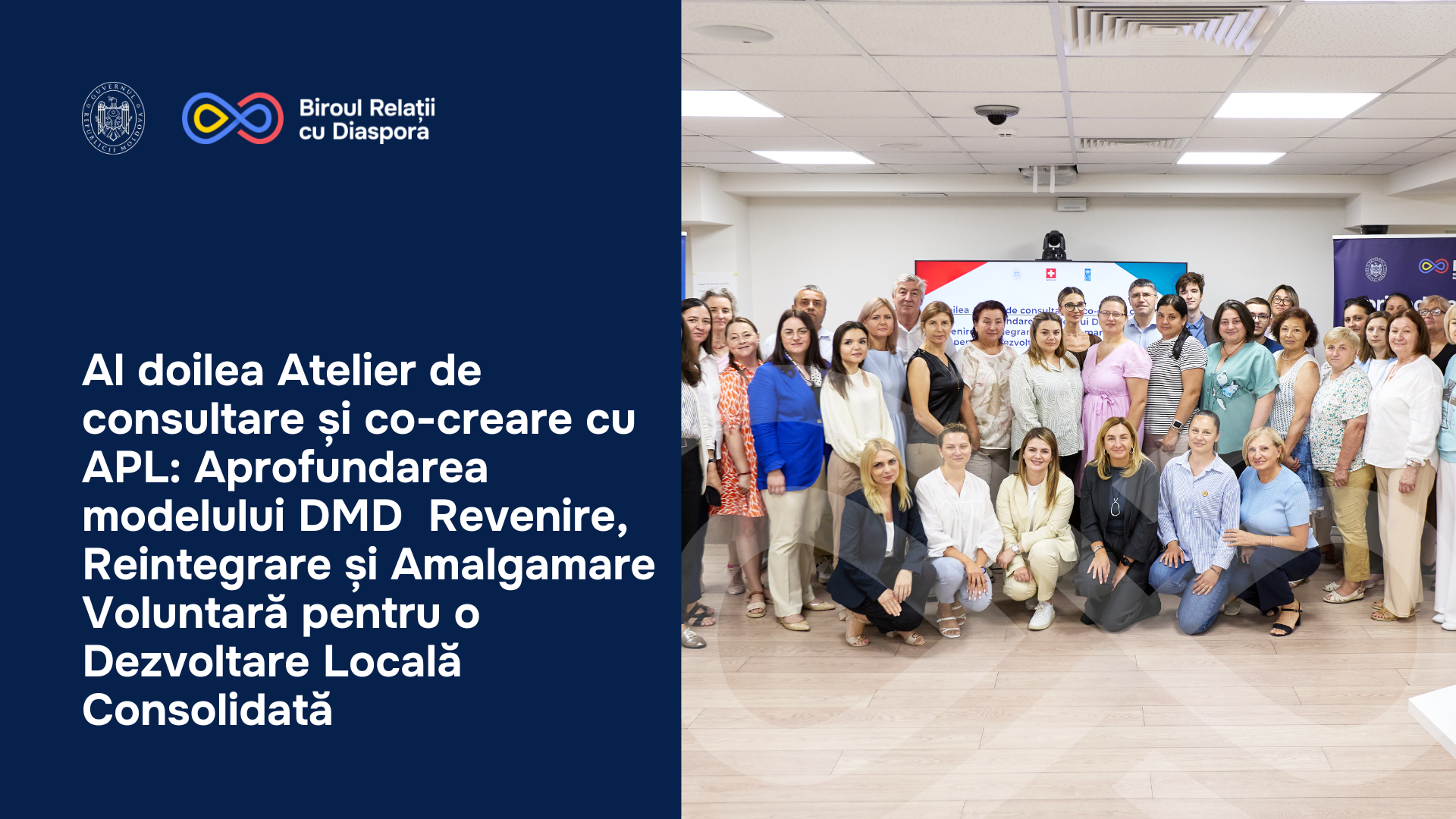 Reprezentanți ai autorităților și ai diasporei co-creează un nou model de politică DMD, cu accent pe reintegrarea migranților