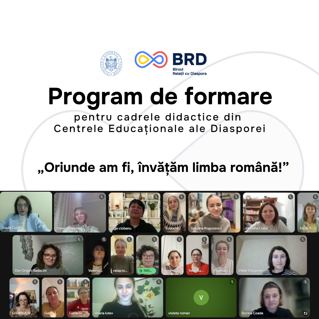 Sesiunea de închidere a Programului de formare a cadrelor didactice din Centrele Educaționale ale Diasporei: „Oriunde am fi, învățăm limba română”