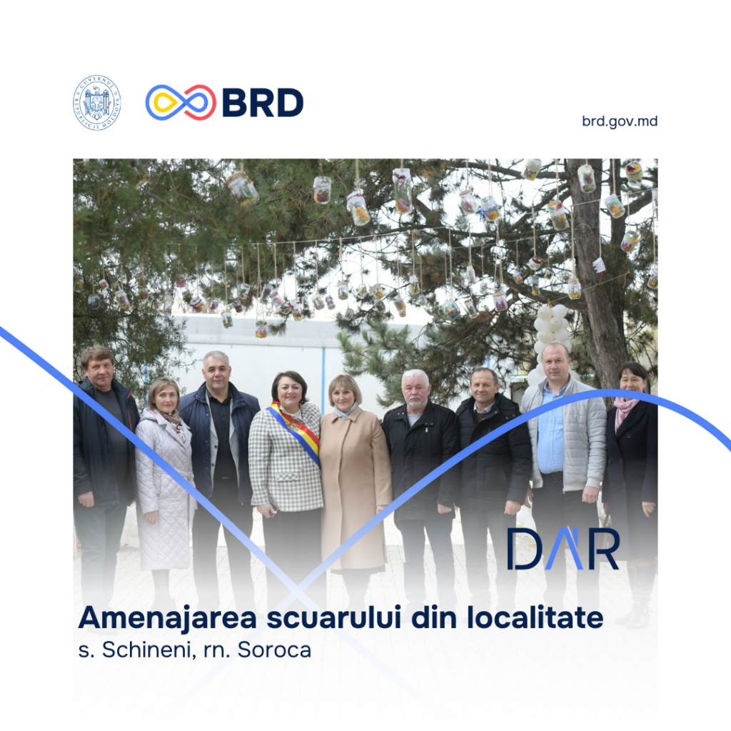 Scuar modern inaugurat în comuna Schineni, raionul Soroca, cu sprijinul diasporei și al Guvernului