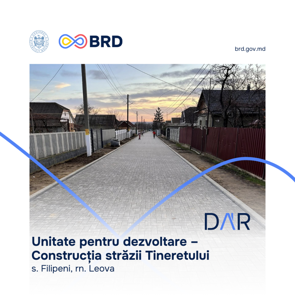 Unitate pentru dezvoltare la Filipeni: Strada Tineretului a fost modernizată cu sprijinul diasporei
