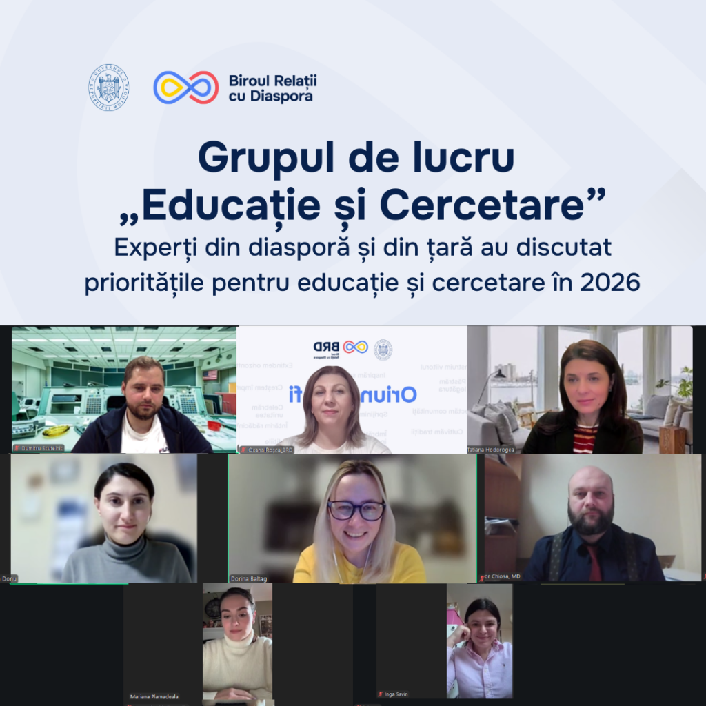 Experți din diasporă și din țară au discutat prioritățile pentru educație și cercetare în 2026