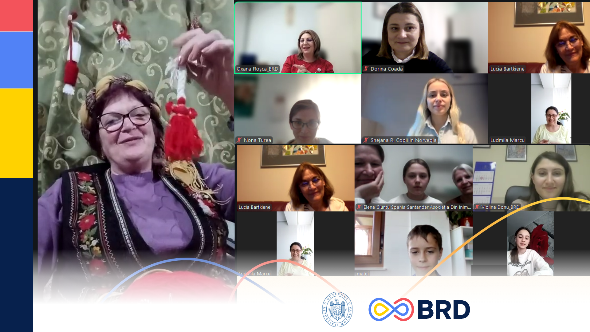 „Creăm Mărțișor cu dor” – șezătoare online care a reunit moldovenii din diasporă în jurul tradițiilor de primăvară