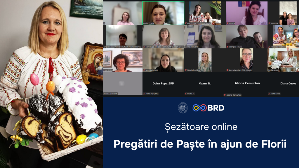 Șezătoarea online a reunit membrii diasporei în jurul tradițiilor pascale românești
