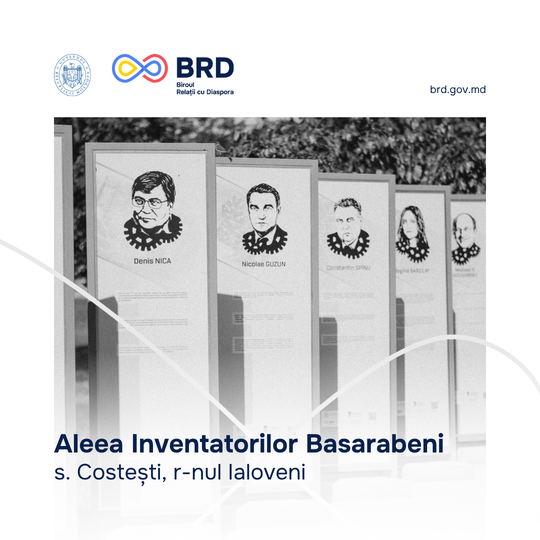 La Costești a fost inaugurată Aleea Inventatorilor Basarabeni, un nou reper cultural și turistic realizat în cadrul Programului DAR 1+3
