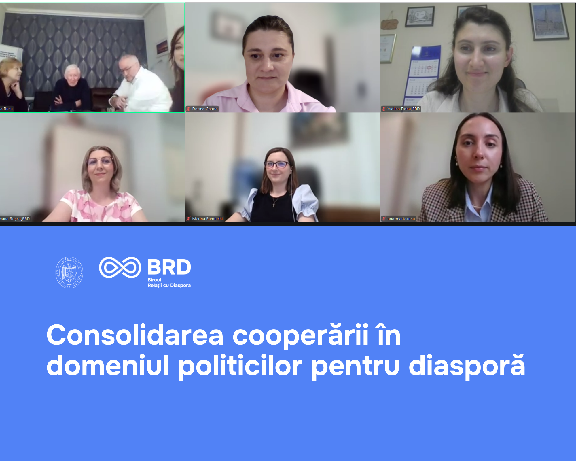 Consolidarea cooperării în domeniul politicilor pentru diasporă